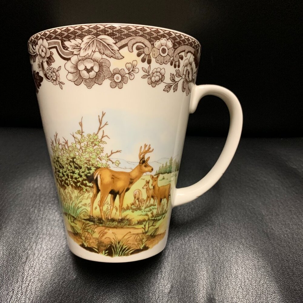 SPODE MULE DEER 11 OZ. MUG NWOT
